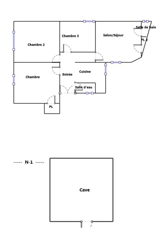 Appartement - 77 m² - 4 pièces