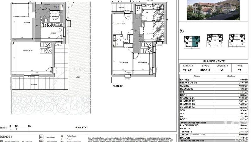 Maison - 127 m² - 5 pièces