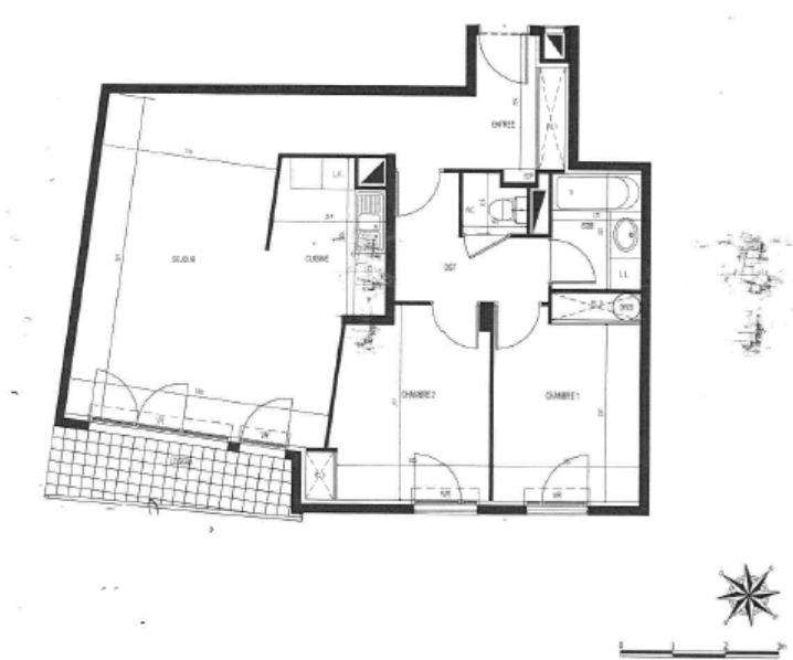 Appartement - 69 m² - 3 pièces