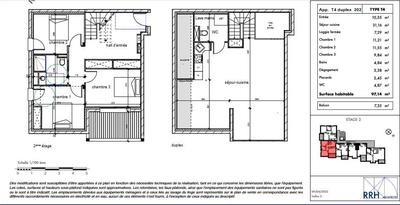 Appartement - 98 m² - 4 pièces