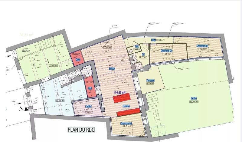 Appartement - 111 m² - 4 pièces