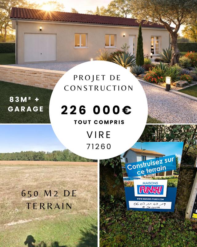 Maison - 83 m² - 4 pièces