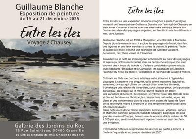 Exposition "Entre les îles" de Guillaume Blanche