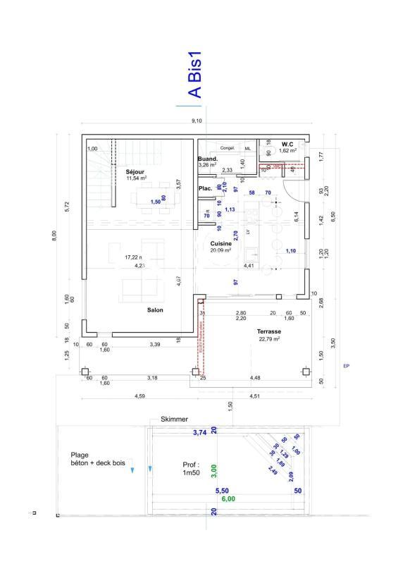 Villa - 123 m² - 4 pièces
