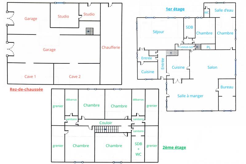 Maison - 302 m² - 10 pièces