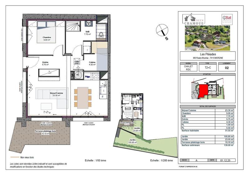 Appartement - 52 m² - 3 pièces