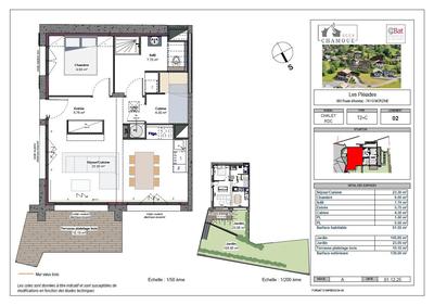 Appartement - 52 m² - 3 pièces
