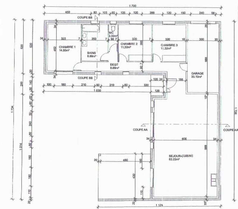 Maison - 125 m² - 4 pièces