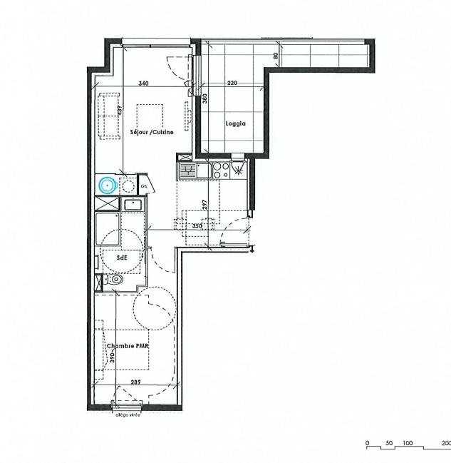 Appartement - 42 m² - 2 pièces