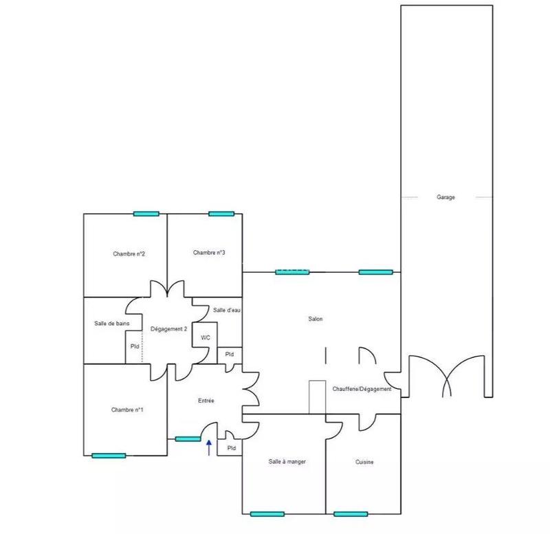 Maison - 113 m² - 5 pièces