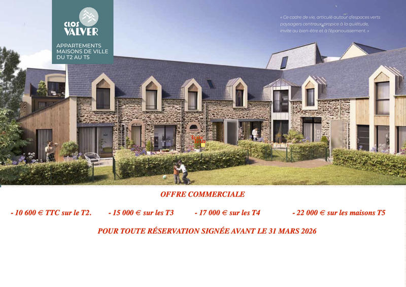 Appartement - 63 m² - 2 pièces