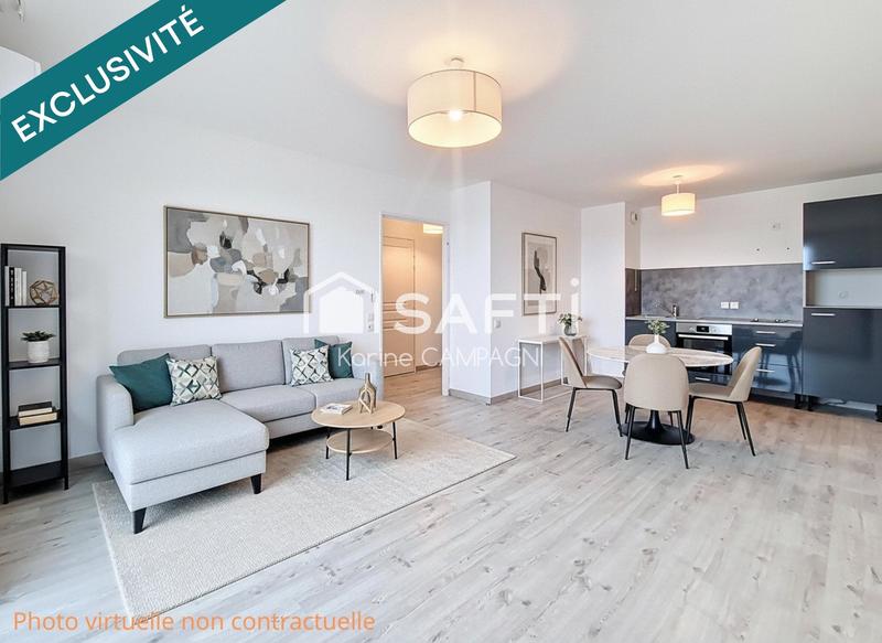 Appartement - 52 m² - 2 pièces