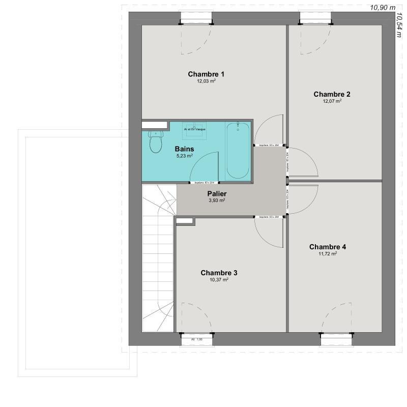 Maison - 113 m² - 6 pièces