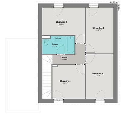 Maison - 113 m² - 6 pièces