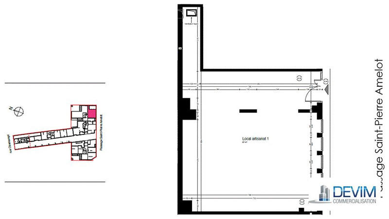 Local commercial - 70 m²