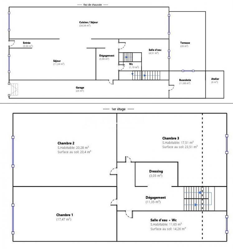 Maison - 156 m² - 6 pièces