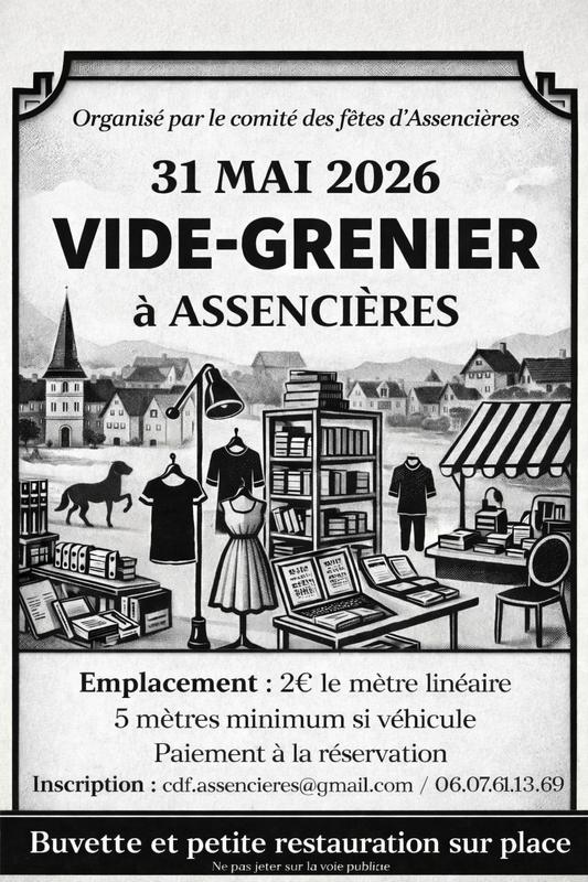 Vide greniers du comité des fêtes