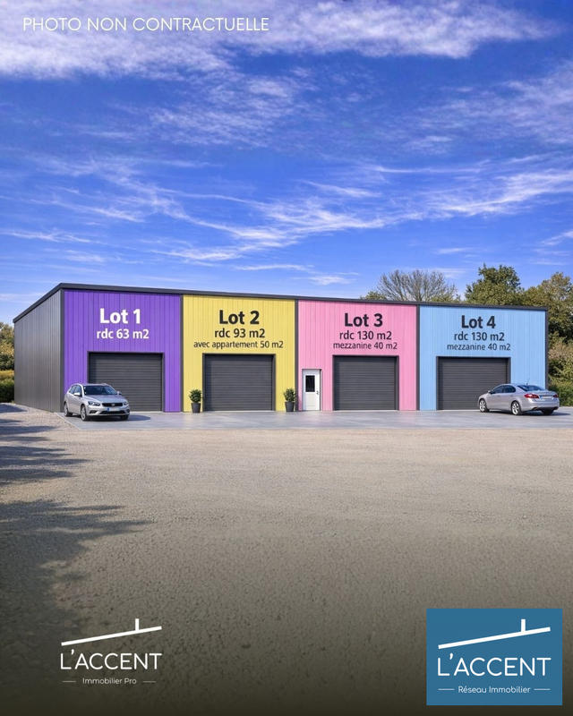 Terrain commercial - 1 574 m²