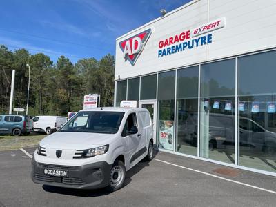 Peugeot Partner 19083€ Ht Pa n Taille m - Bhdi 100 Bvm6 Garantie Constructeur- Disponible de Suite