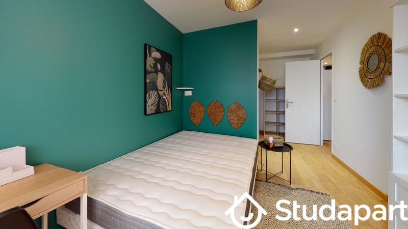 Chambre - 12 m² - 1 pièce