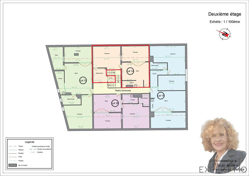 Appartement - 43 m² - 2 pièces