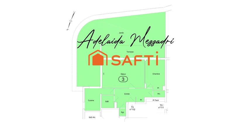 Appartement - 54 m² - 2 pièces