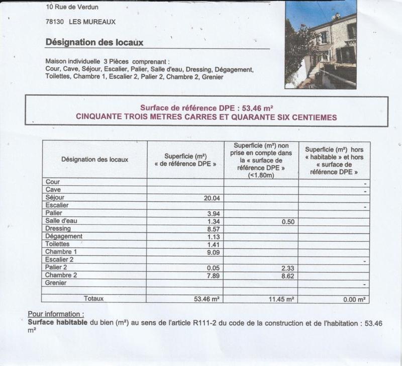 Maison - 65 m² - 4 pièces