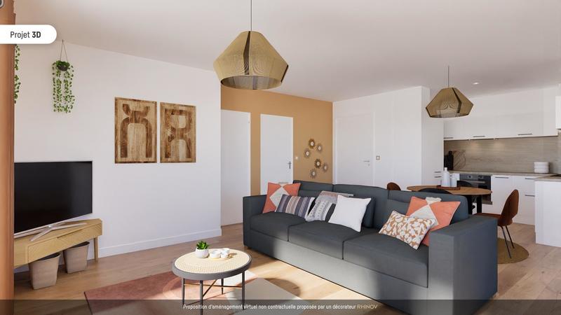 Appartement - 70 m² - 3 pièces