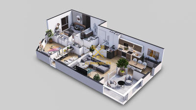 Appartement - 85 m² - 4 pièces