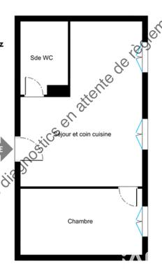 Appartement - 38 m² - 2 pièces