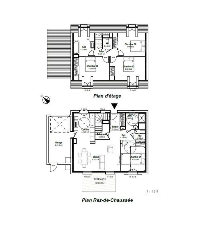 Maison - 112 m² - 5 pièces