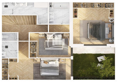 Appartement - 130 m² - 4 pièces