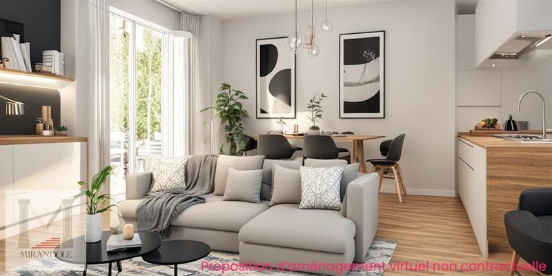 Appartement - 47 m² - 2 pièces