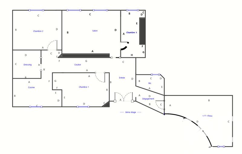 Appartement - 93 m² - 4 pièces