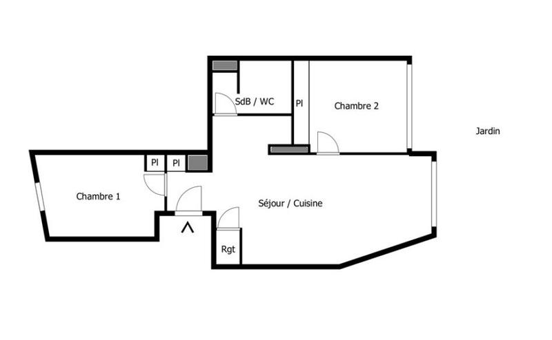 Appartement - 54 m² - 3 pièces