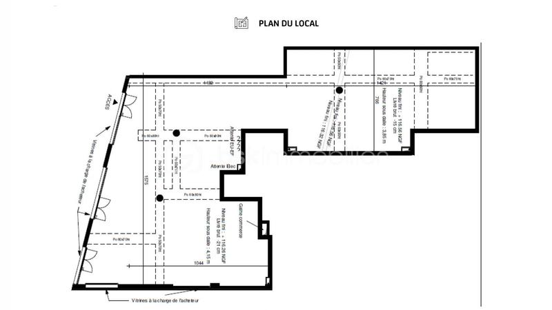 Local commercial - 280 m² - 1 pièce