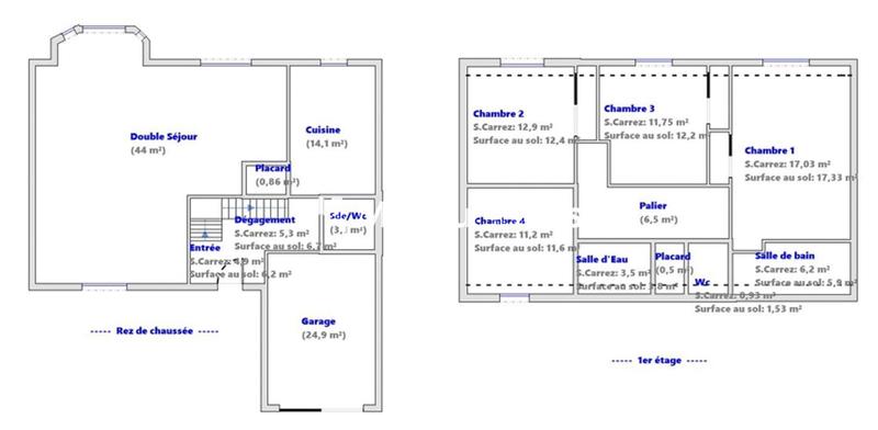 Maison - 143 m² - 6 pièces