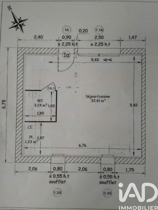 Duplex - 69 m² - 4 pièces