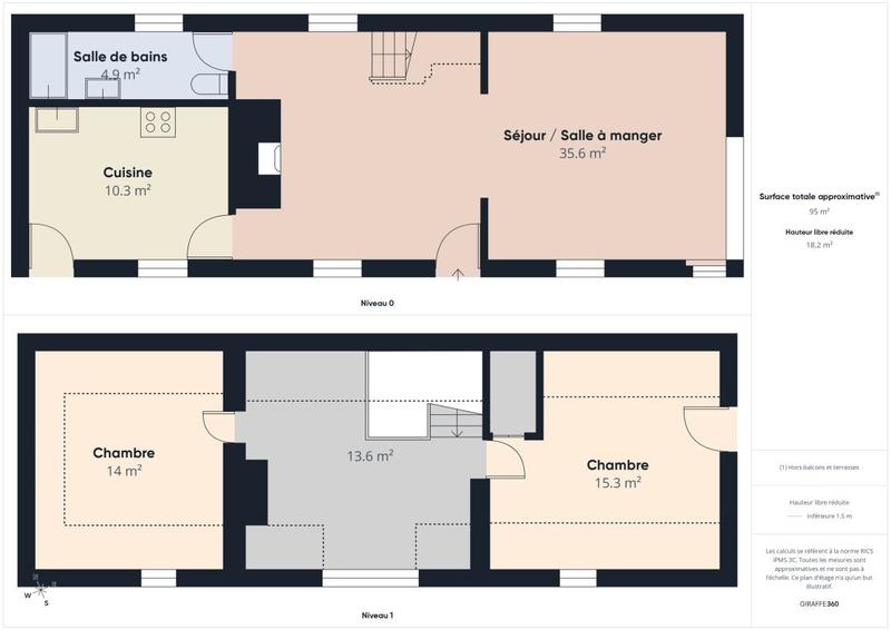 Maison - 72 m² - 4 pièces