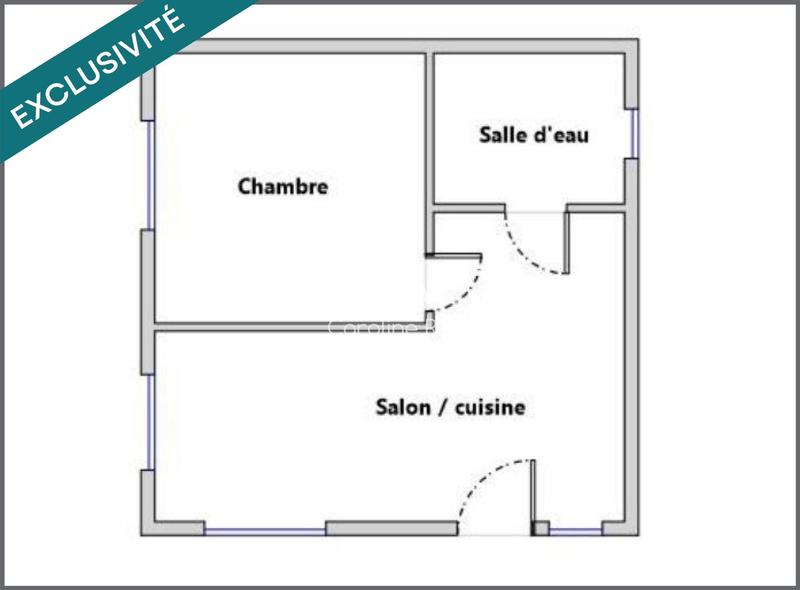 Appartement - 32 m² - 2 pièces