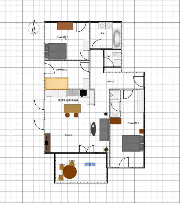 Appartement - 86 m² - 4 pièces