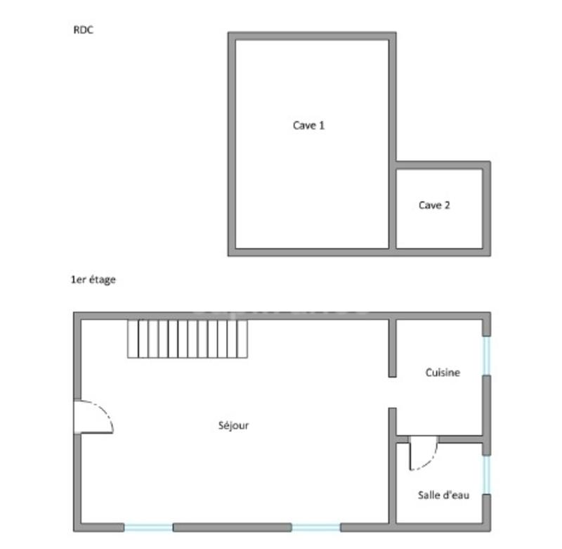 Maison - 55 m² - 2 pièces