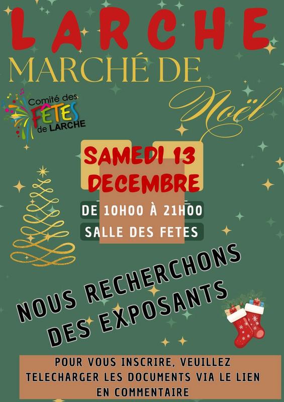 Marché de Noel à Larche