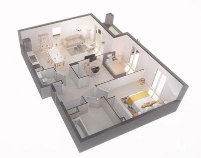 Appartement - 64 m² - 3 pièces