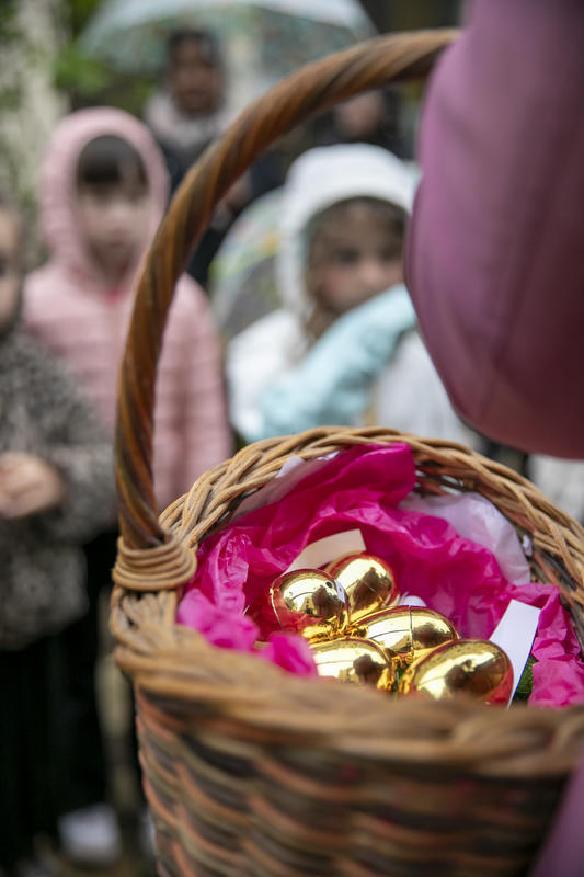 Alice au Pays Thionvillois : la chasse aux oeufs du Lapin Blanc