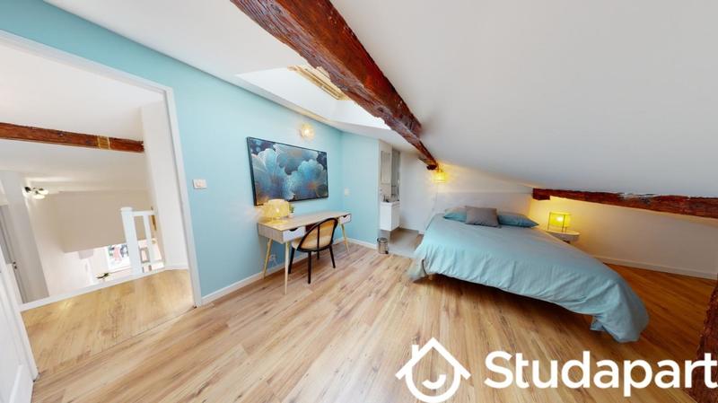 Chambre - 13 m² - 1 pièce