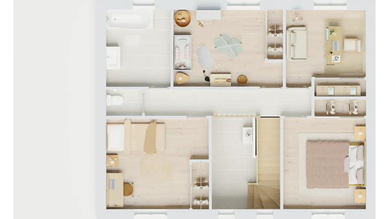 Maison - 86 m² - 4 pièces