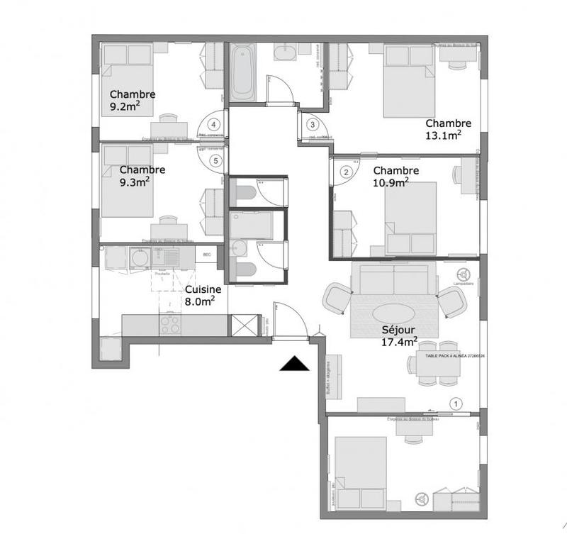 Appartement - 99 m²