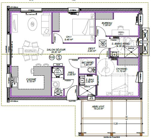 Maison - 77 m² - 4 pièces
