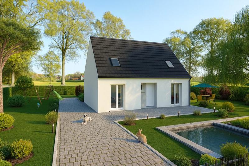 Maison - 89 m² - 6 pièces